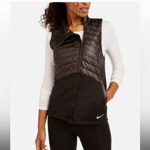 Nike Black Quilted Hybrid AthleticVest - Women's Size S NWT